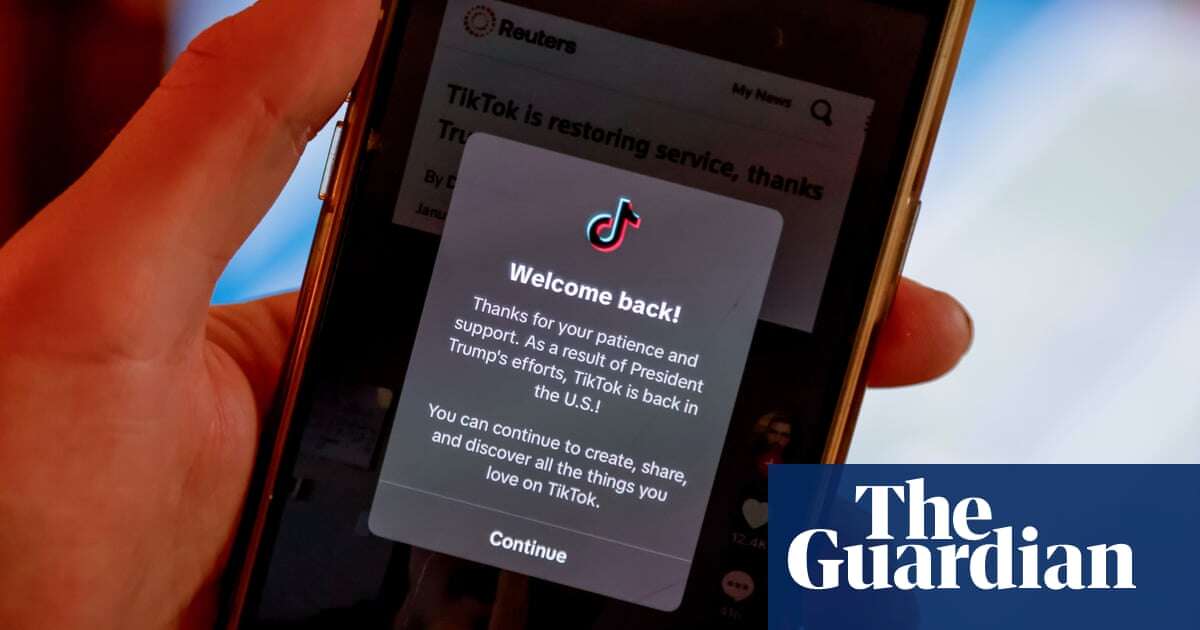 'We need to save TikTok' says Trump who called for the app to be banned in 2020 – video