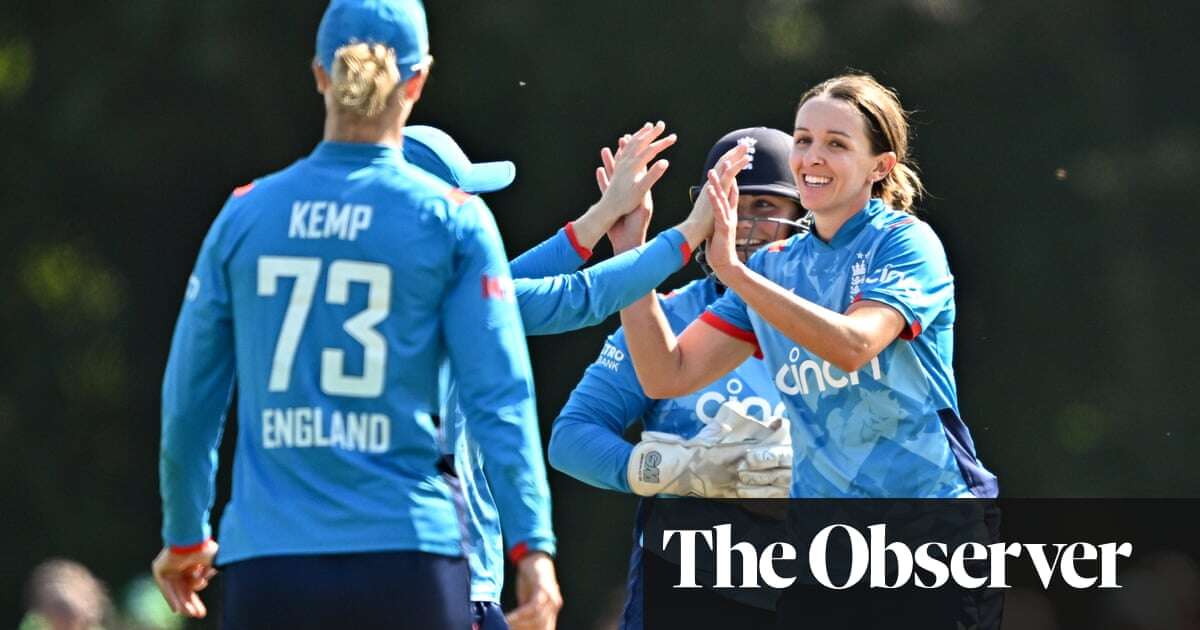 Kate Cross takes six wickets then sees England home in first ODI against Ireland