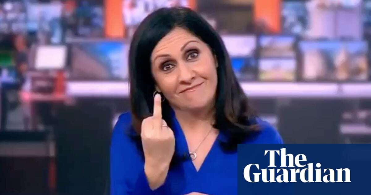 Full clip of BBC presenter’s viral middle-finger countdown released