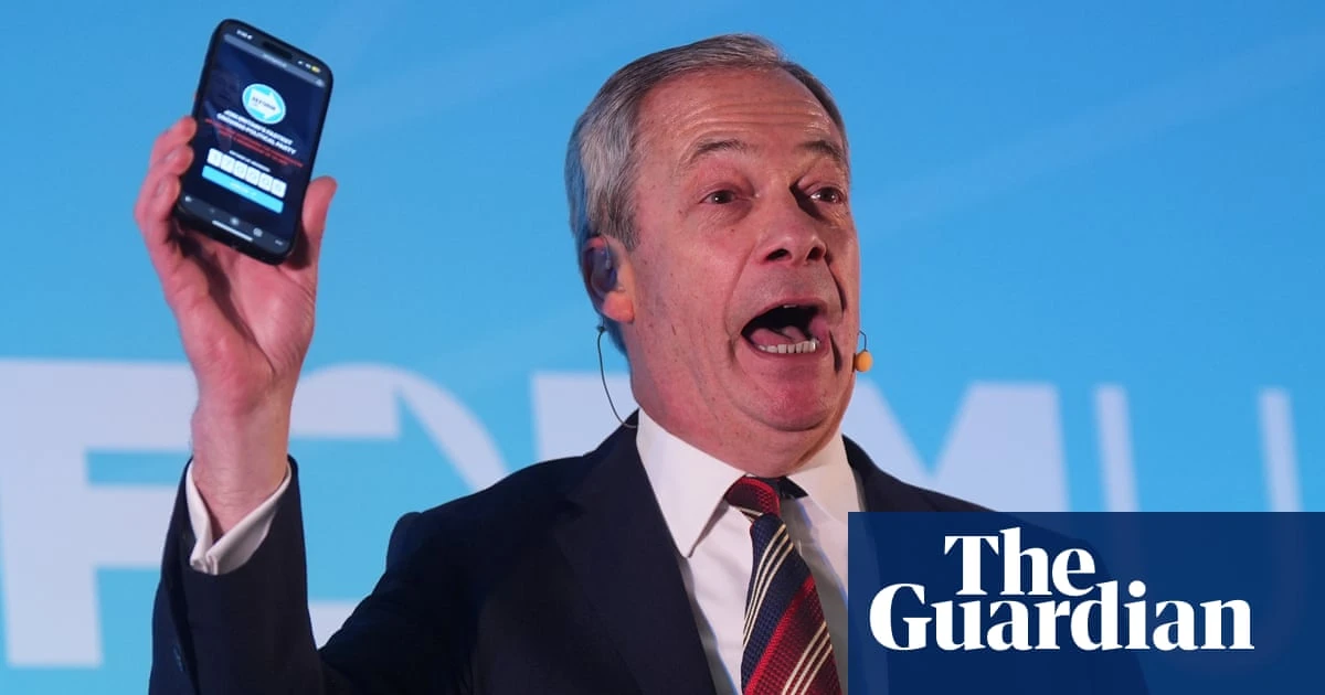 AI platforms reference Nigel Farage more than other leaders when prompted on UK politics, study shows