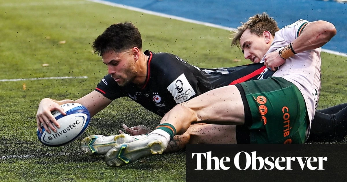 Saracens shake off sluggish start to score eight tries in win over Connacht