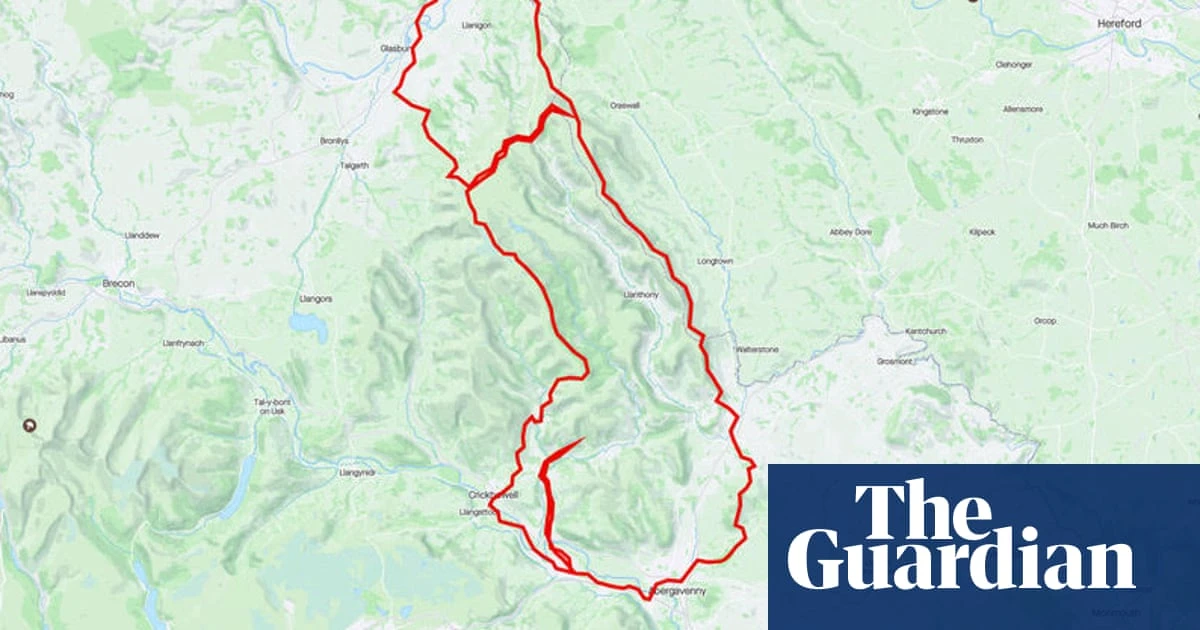 ‘The giant penis took shape easily, as I passed through a village called Three Cocks’: meet the artist athletes drawing with GPS