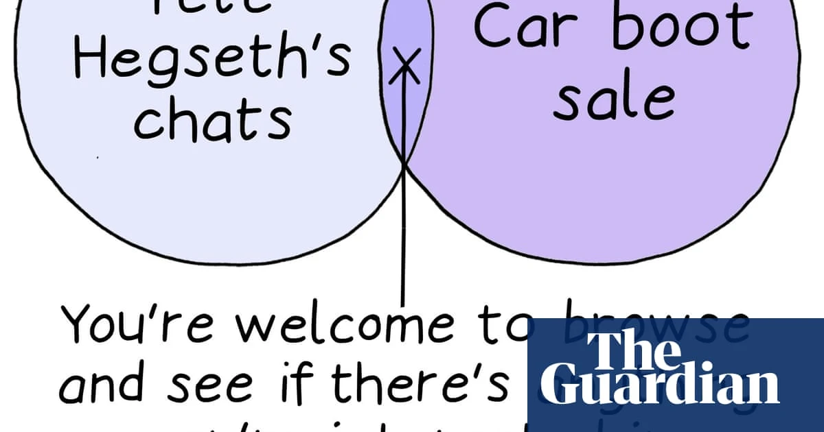 From Hegseth on Signal to a Sunday morning bargain: Edith Pritchett’s week in Venn diagrams – cartoon