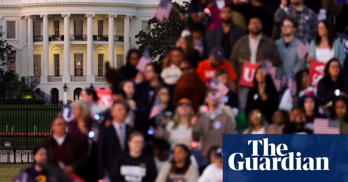 US presidential election updates: Kamala Harris delivers closing address while Trump and Biden talk ‘garbage’