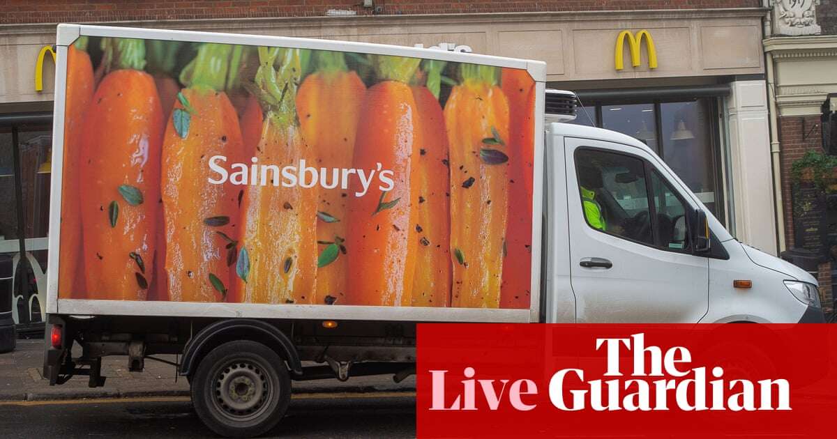 Sainsbury’s to hike wages by 5% after ‘biggest ever Christmas’; pound dips after bond sell-off – business live