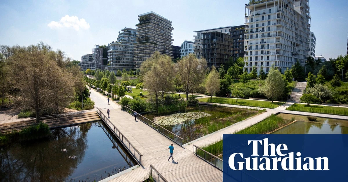 Car-free streets, geothermal heating and solar panels: Paris’s new eco-district – in pictures