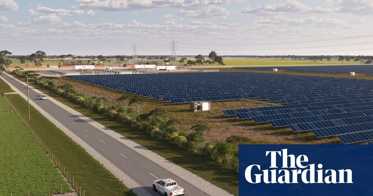 Victoria to build $370m state-owned solar farm and battery in state’s west