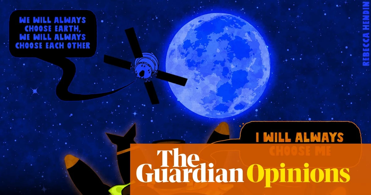 Rebecca Hendin on Artemis II and Donald Trump – cartoon