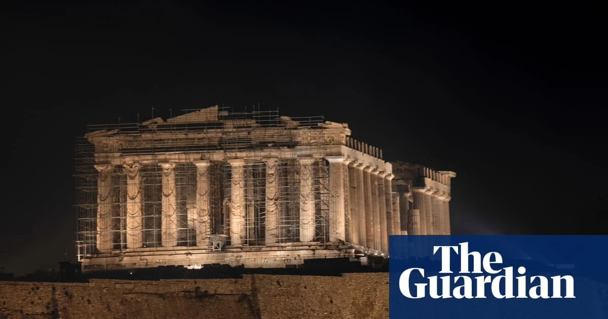 Outrage in Greece after Adidas advert shows drone shoe ‘kicking’ Acropolis