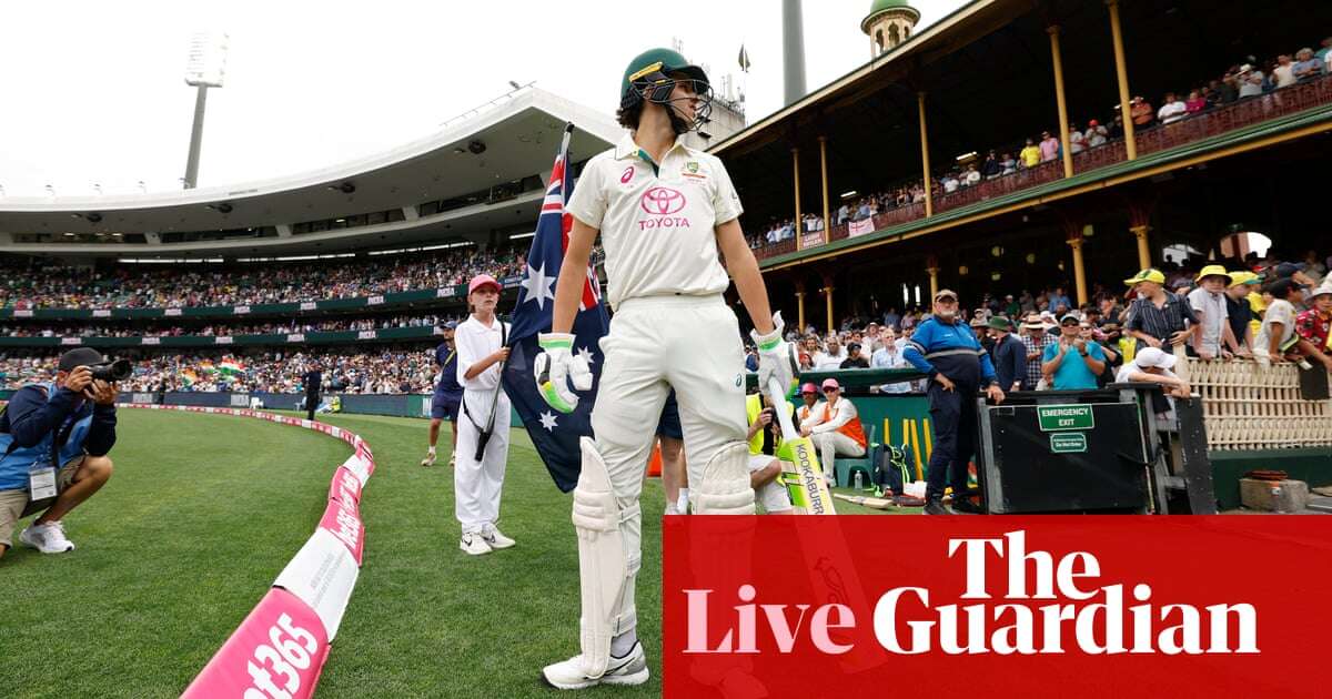 Australia v India: fifth men’s cricket Test, day two – live