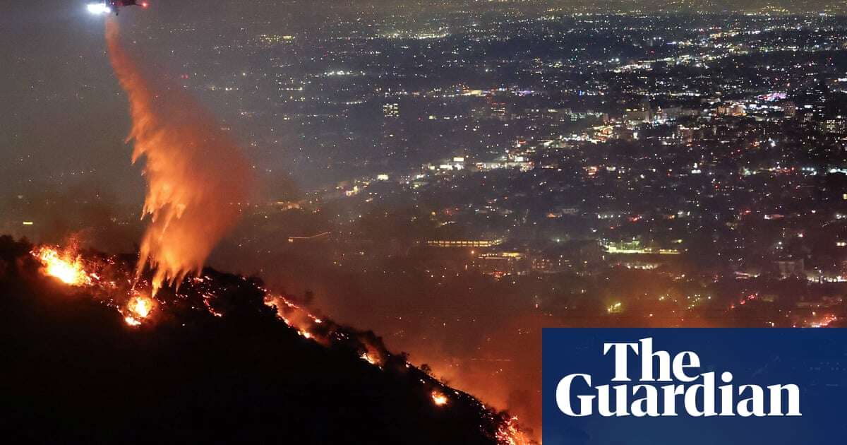 'This firestorm is the big one': LA mayor provides update on California widlfires – video