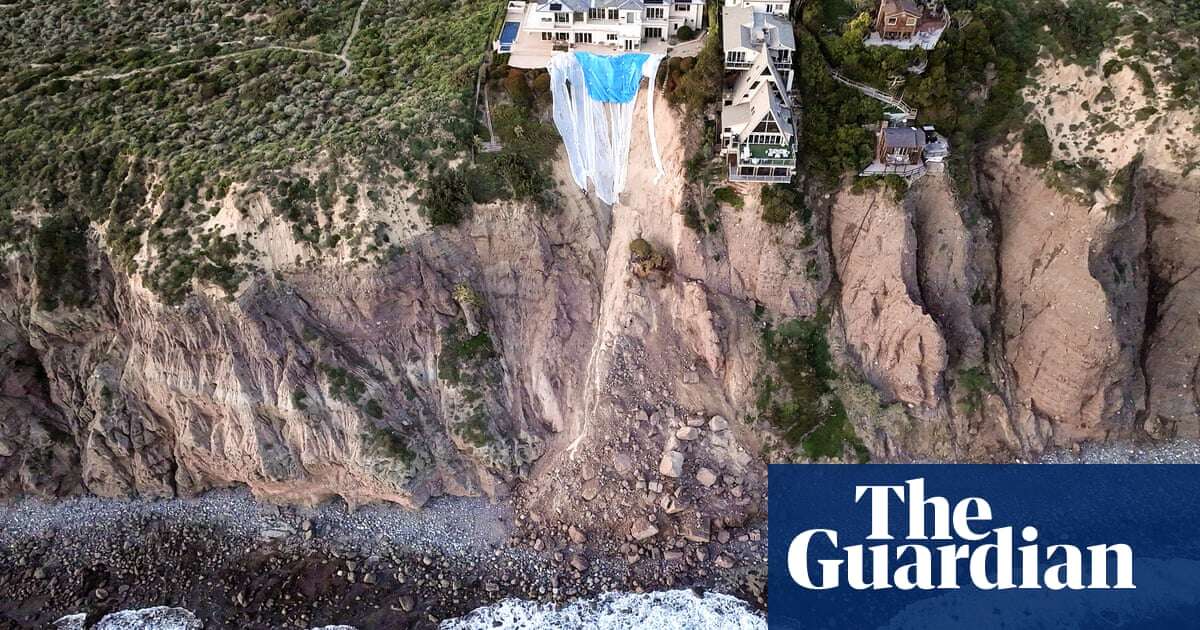 On the brink: California’s luxe clifftop mansions in peril after record rain