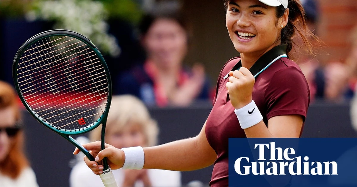 Emma Raducanu leapfrogs Katie Boulter to British No 1 after beating Sramkova at Queen’s