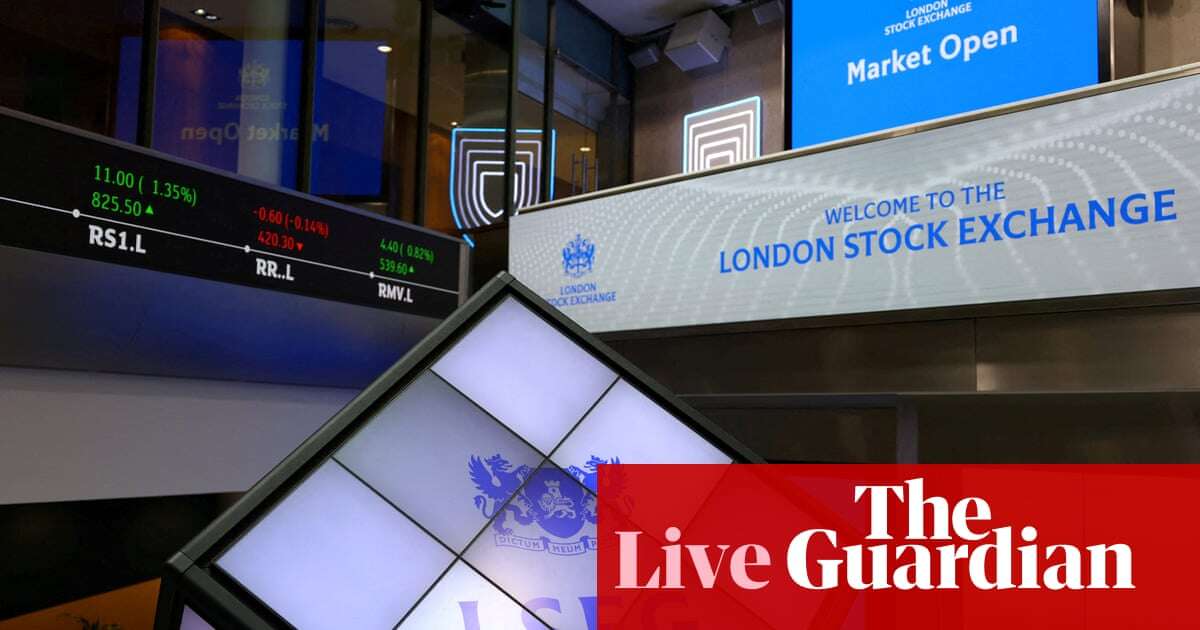 FTSE 100 on track for 5% rise in 2024 after solid year for shares – business live