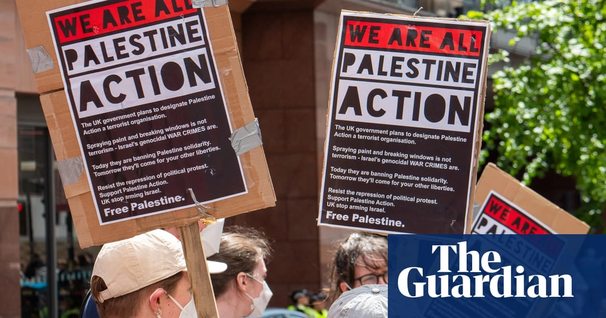 Judge grants Palestine Action urgent hearing to try to stop ban taking effect