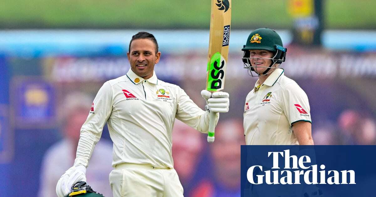 Usman Khawaja and Steve Smith hit tons as Australia dominate Sri Lanka on day one of first Test