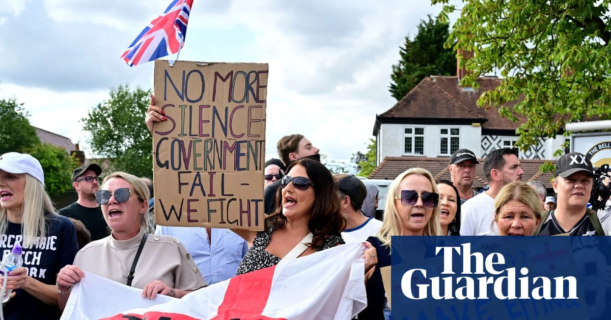 Members of far-right party organising asylum hotel protests across UK, Facebook posts show