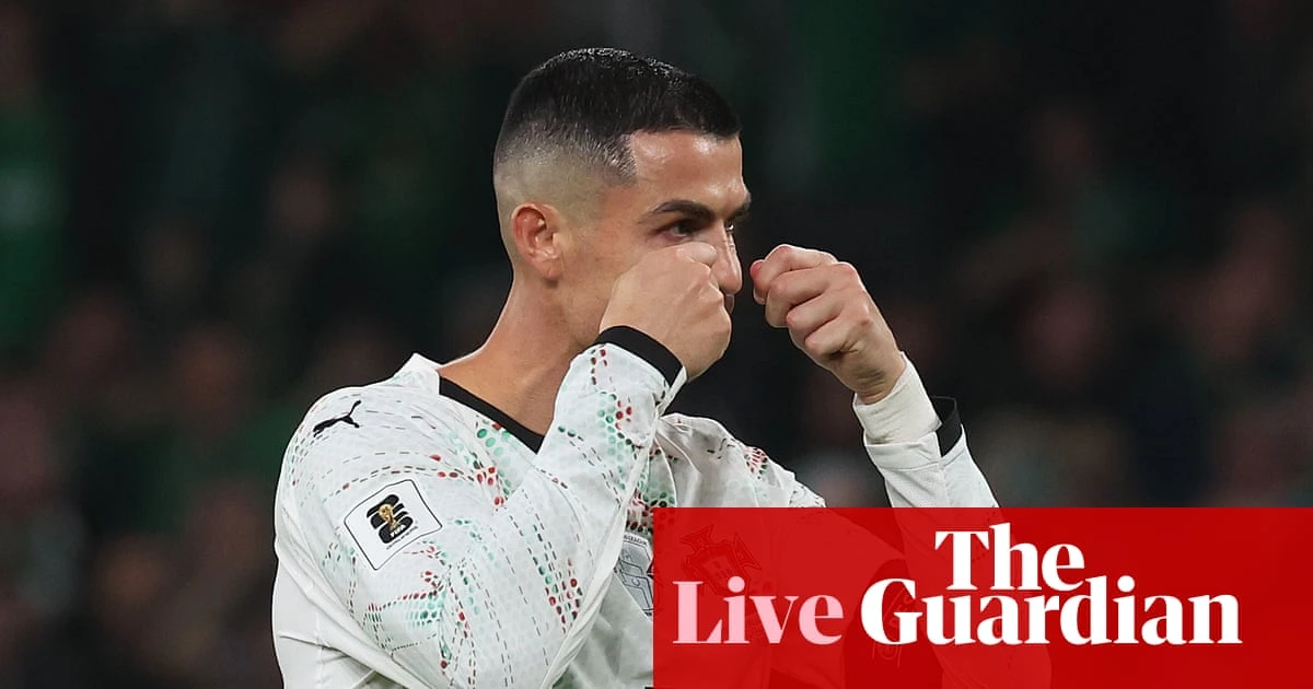 World Cup qualifying latest, Irish hopes boosted and Ronaldo fumes: football news – live