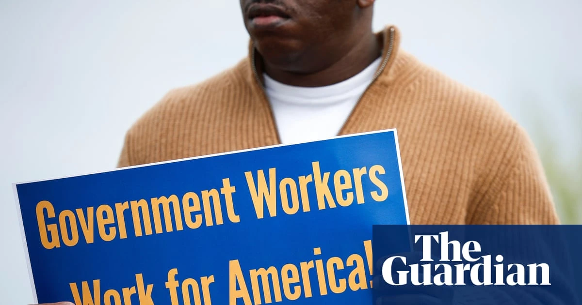 Government workers are ‘canary in coalmine’ for Trump bid to gut union rights, leaders warn