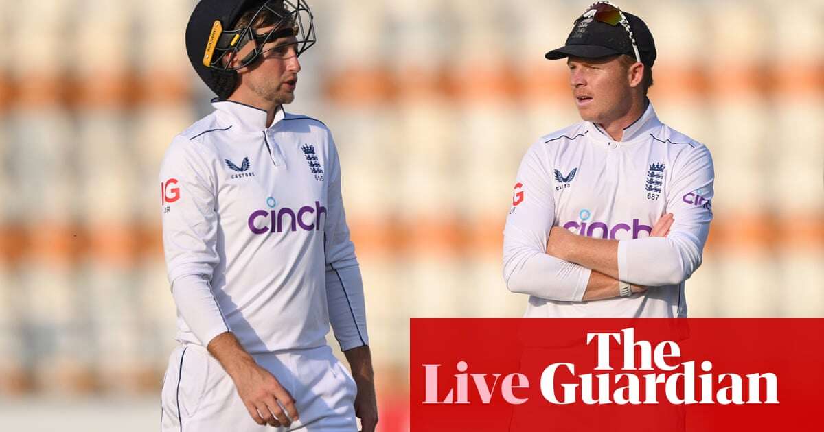 Pakistan v England: tourists chase famous win on day five of first Test – live