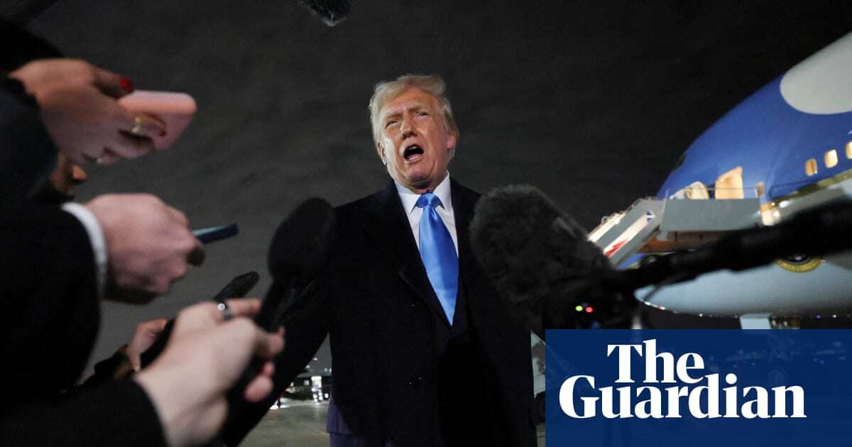 Trump says EU will be hit with tariffs as he takes softer line on UK – video