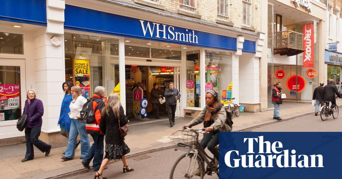 WH Smith sale could turn high street into ‘book desert’, authors say