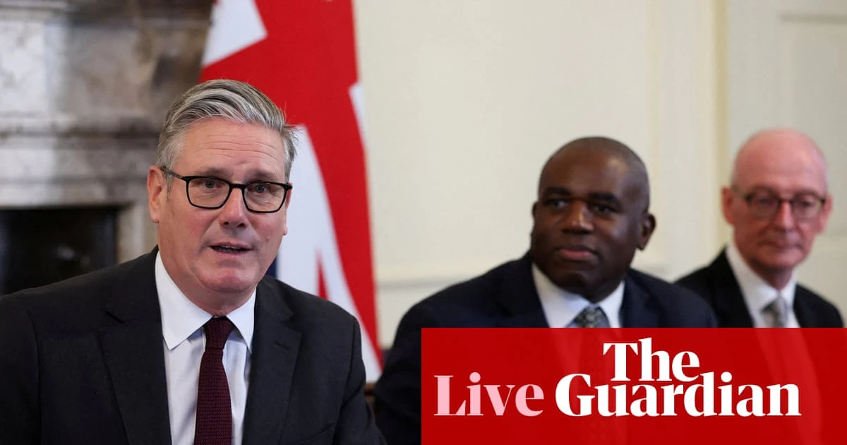 Starmer to chair cabinet meeting as tensions grow after resignation of top aide — UK politics live