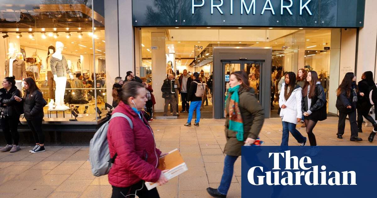 Primark sales in first post-Covid fall amid mild weather and low consumer confidence