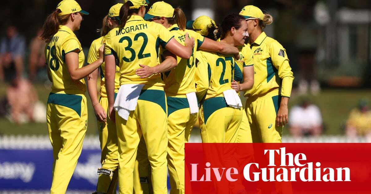 Australia v England: third Women’s Ashes one-day cricket international – live