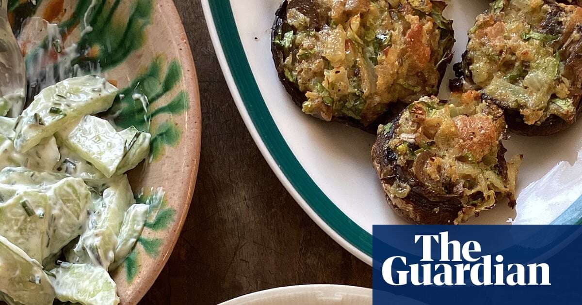 Rachel Roddy’s recipe for mushrooms stuffed with anchovies, breadcrumbs and herbs | A kitchen in Rome