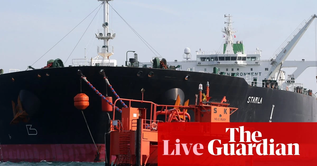 Fuel tanker rates surge as Middle East crisis worries markets – business live