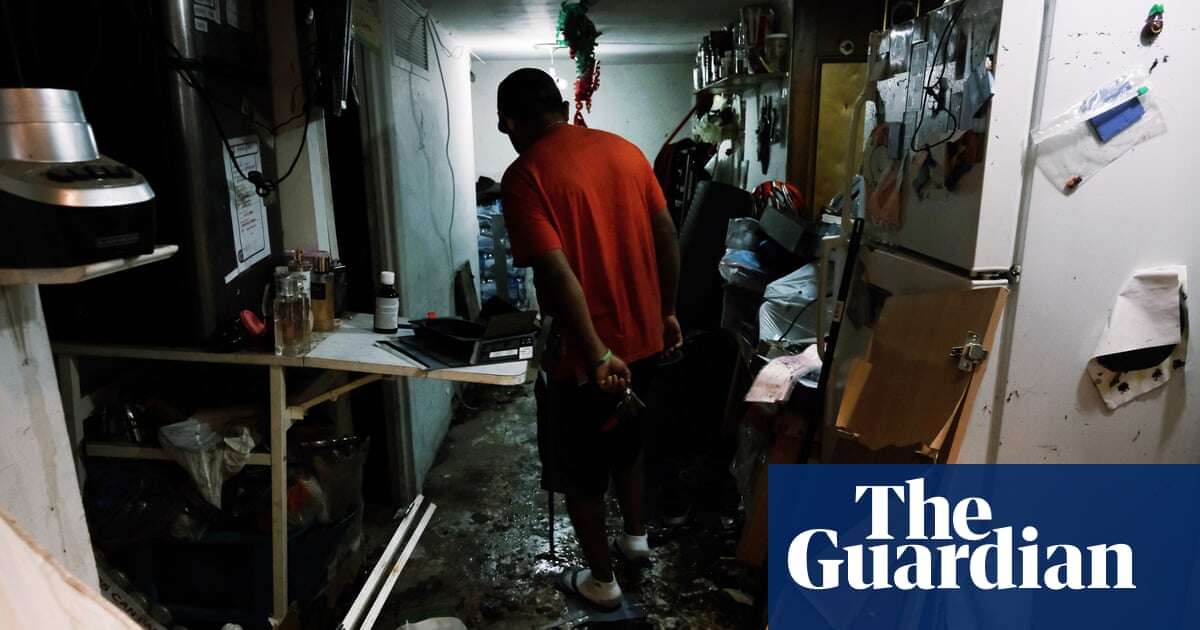 ‘I panic when I hear rain’: New York’s deadly basement apartments face growing flooding risk