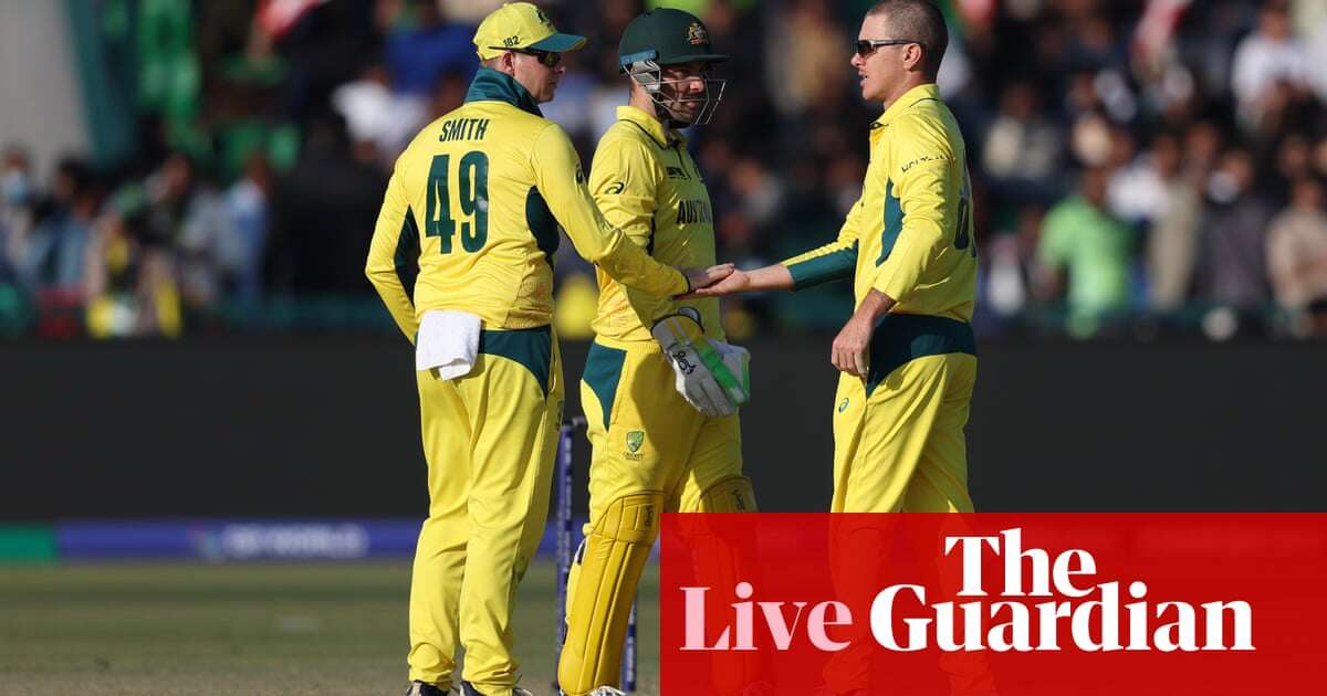 Afghanistan v Australia: Champions Trophy cricket – live