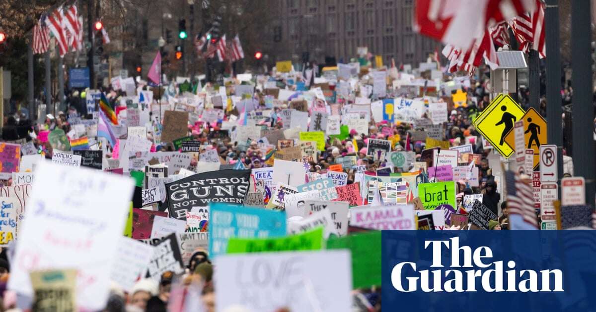 Women’s March lives on as the People’s March – at a fraction of the size of 2017