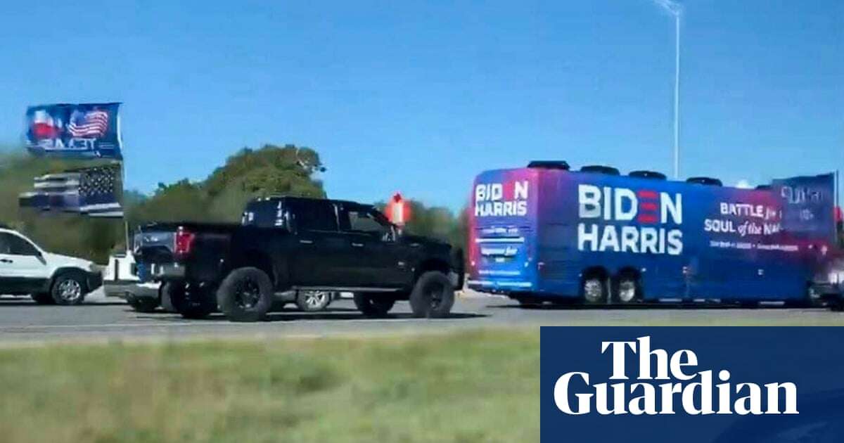 Trial begins in alleged ‘Trump Train’ ambush of Biden-Harris bus in 2020