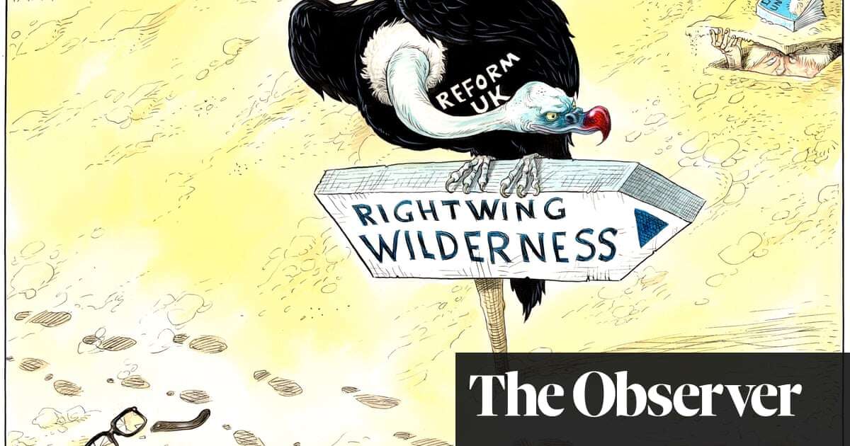 The Conservatives head towards a rightwing wilderness – cartoon