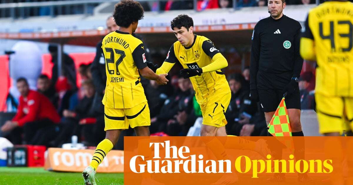 Again in the margins at Dortmund, Gio Reyna in danger of being an ‘eternal prospect’