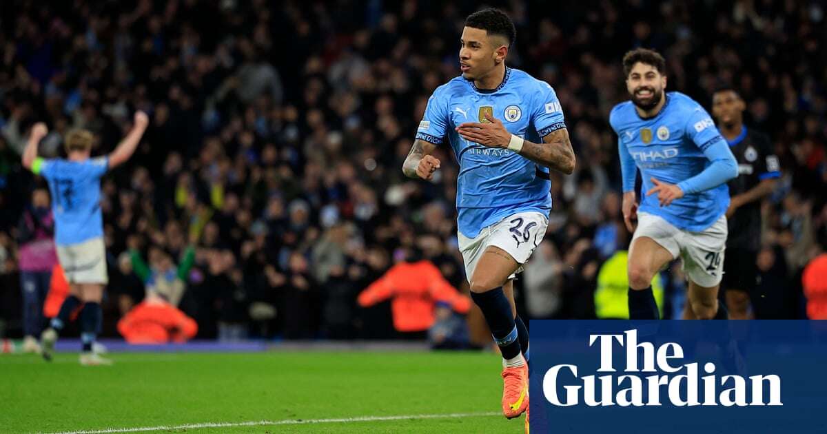 Savinho’s chest of the century shows Manchester City’s abiding excellence | Jonathan Liew