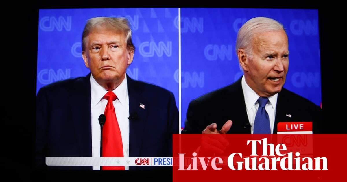 Biden camp holds ‘difficult’ calls with donors; Trump seeks delay of criminal sentencing after immunity ruling – live