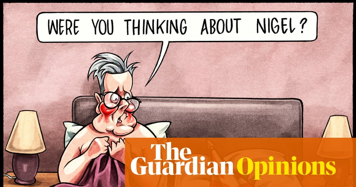 Ben Jennings on Keir Starmer’s anxieties over Nigel Farage – cartoon