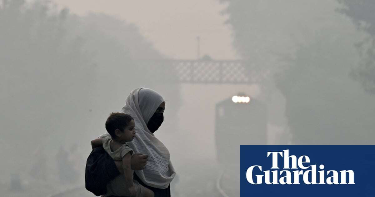 ‘More toxic than ever’: Lahore and Delhi choked by smog as ‘pollution season’ begins