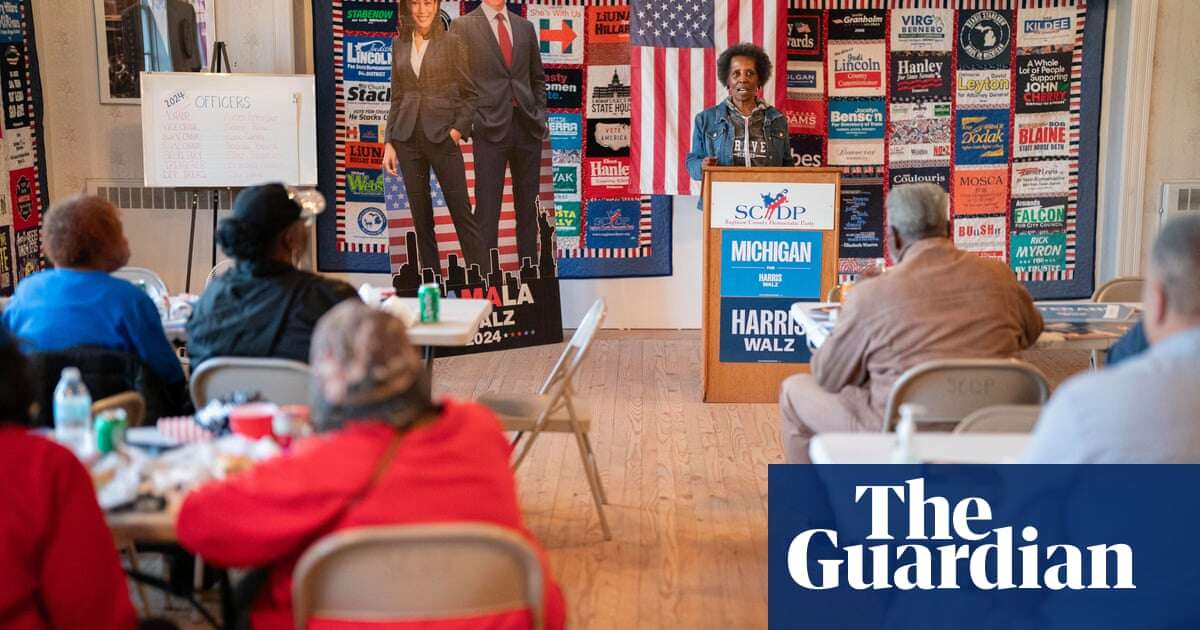 In Michigan, these US veterans call Trump ‘the devil’ – and phone-bank for Harris