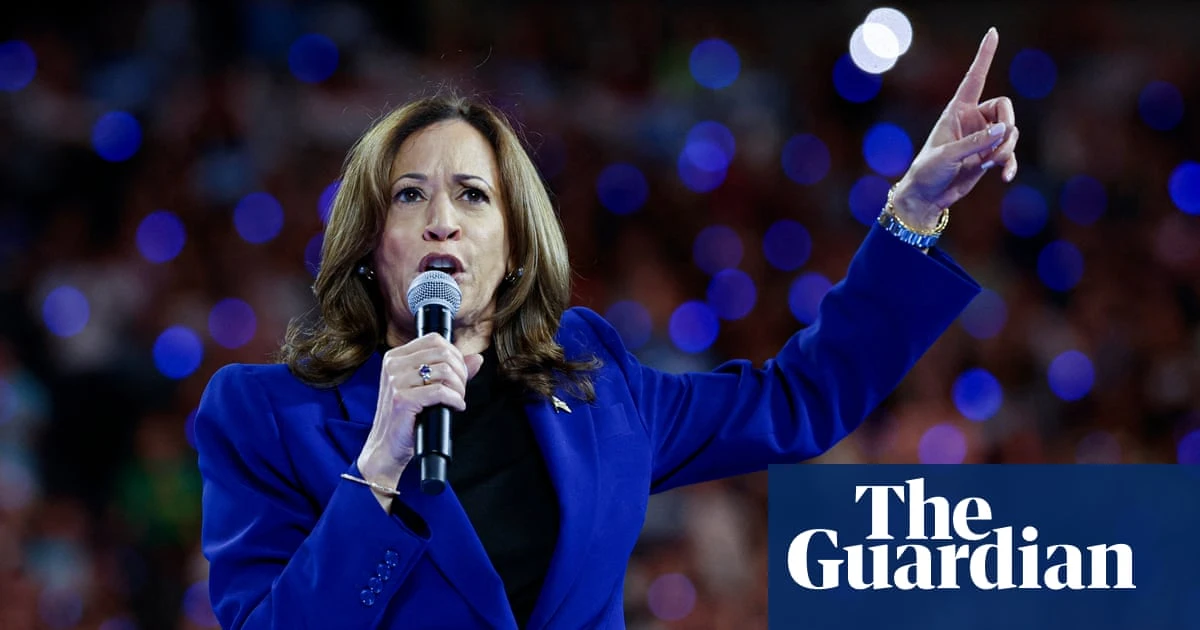 Kamala Harris takes aim at Trump for 'no regrets' over ending Roe v Wade – video