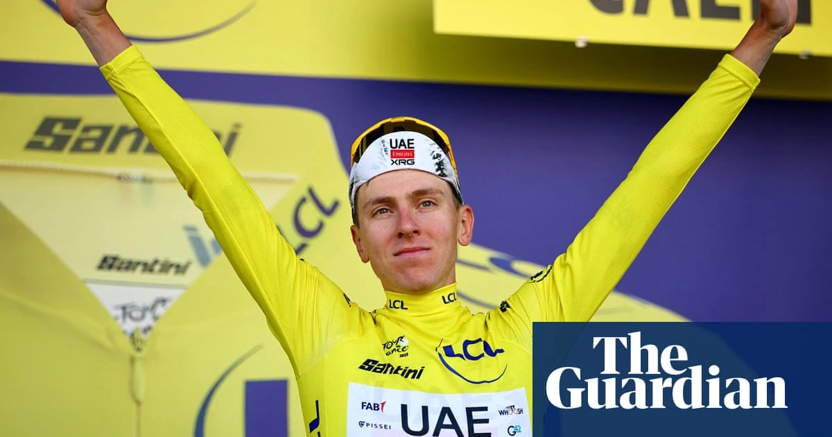 Tour de France 2025: Evenepoel wins time trial as Pogacar powers into yellow