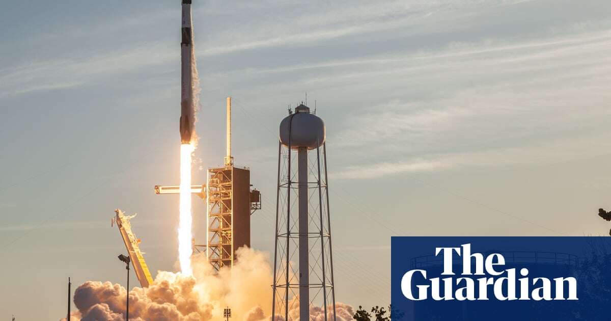 SpaceX’s Falcon 9 rocket lifts off on mission to replace two stuck Nasa astronauts – video report