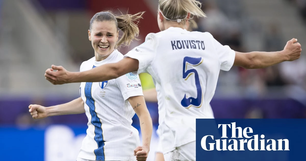 Kosola’s corker gets Finland off and running at Euro 2025 after Iceland see red