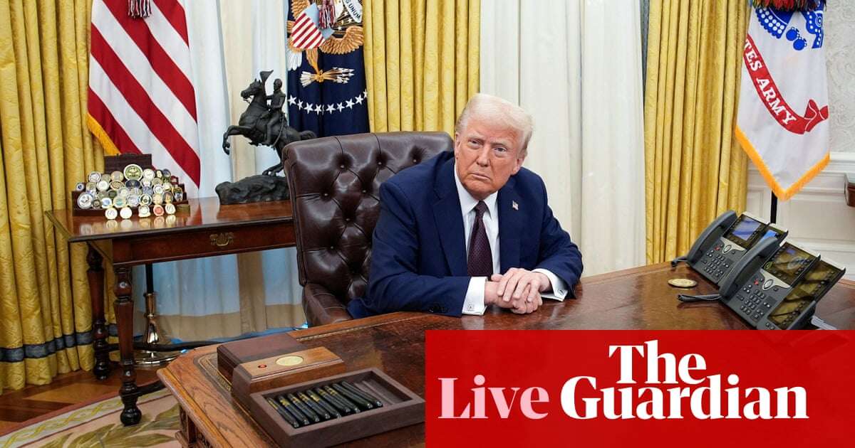 US politics live: Donald Trump says he would ‘rather not’ impose tariffs on China