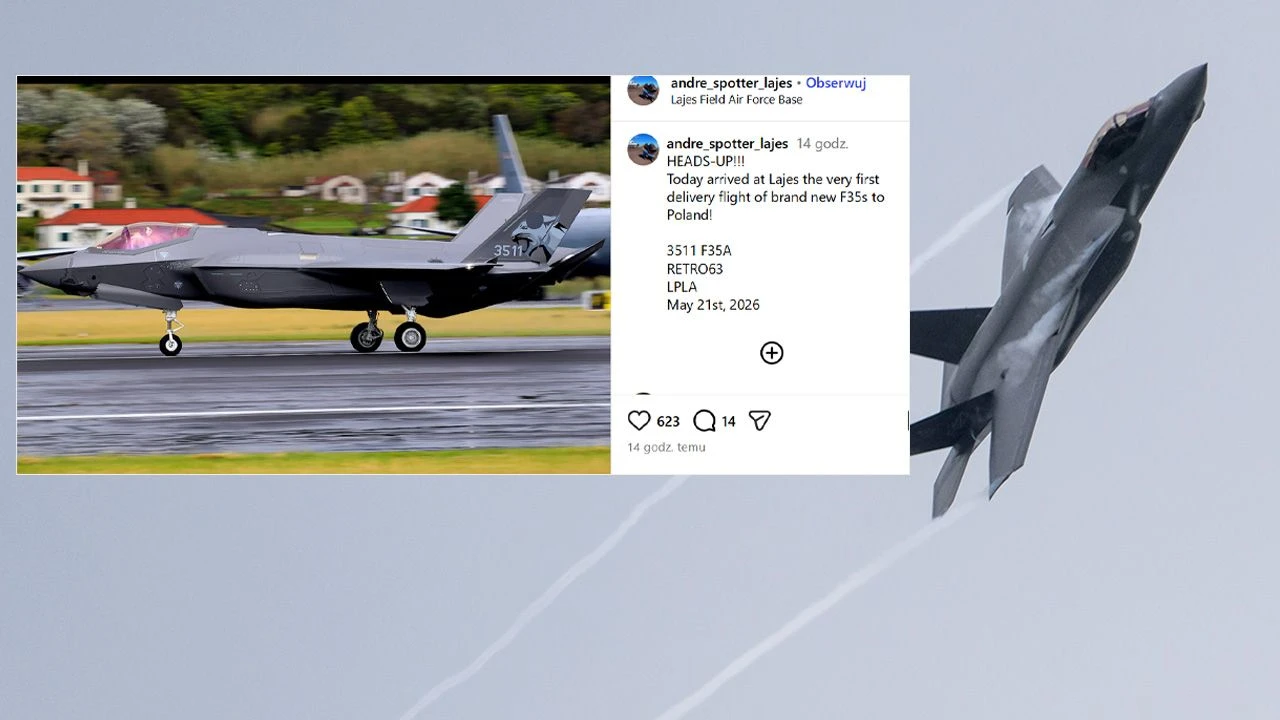 Pierwsze polskie F-35 na... Azorach. Zauważono je w drodze z Teksasu