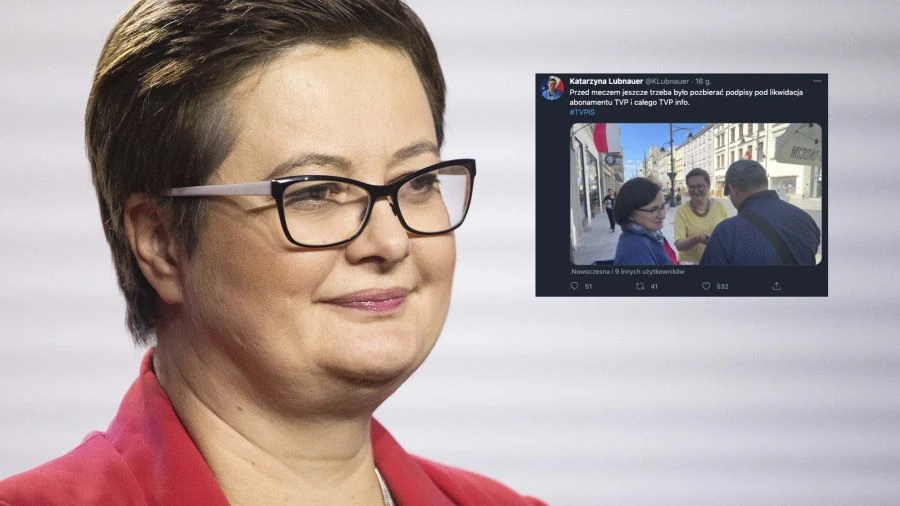 Posłanka apelowała o walkę z TVP. Wróciła do domu i włączyła mecz na TVP
