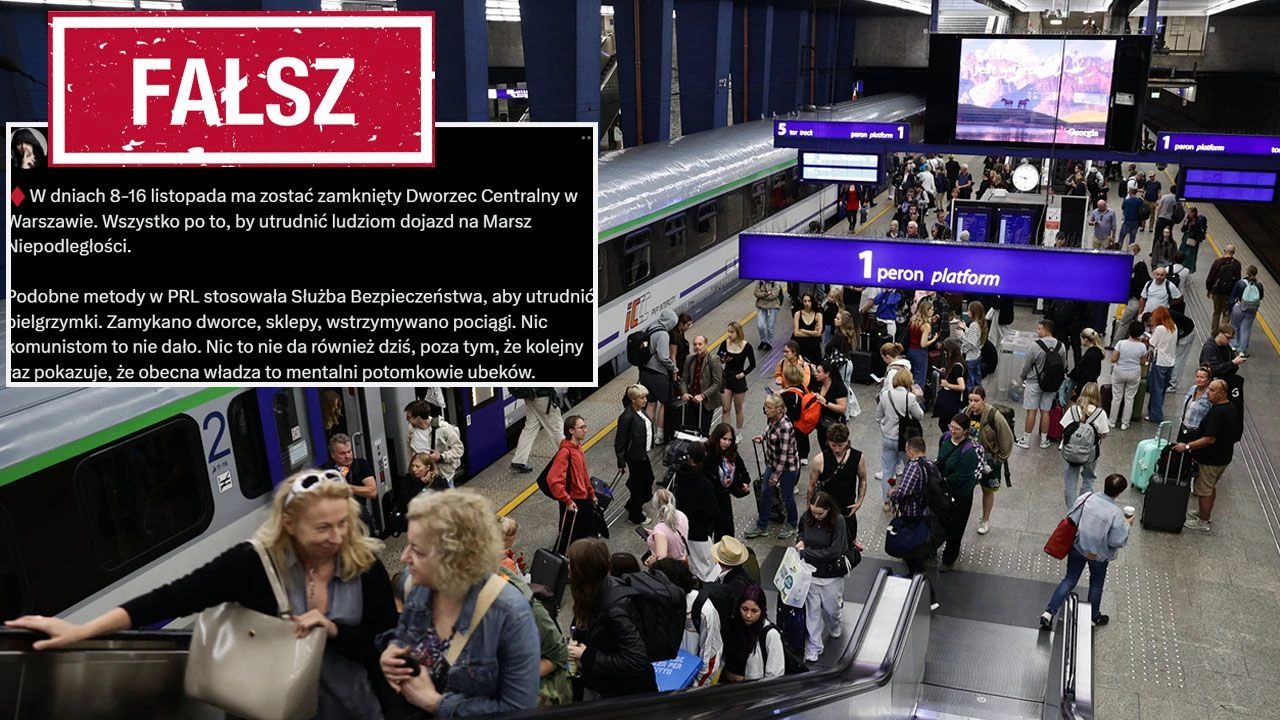 PKP chce utrudnić przyjazd uczestnikom Marszu Niepodległości? Dezinformacja